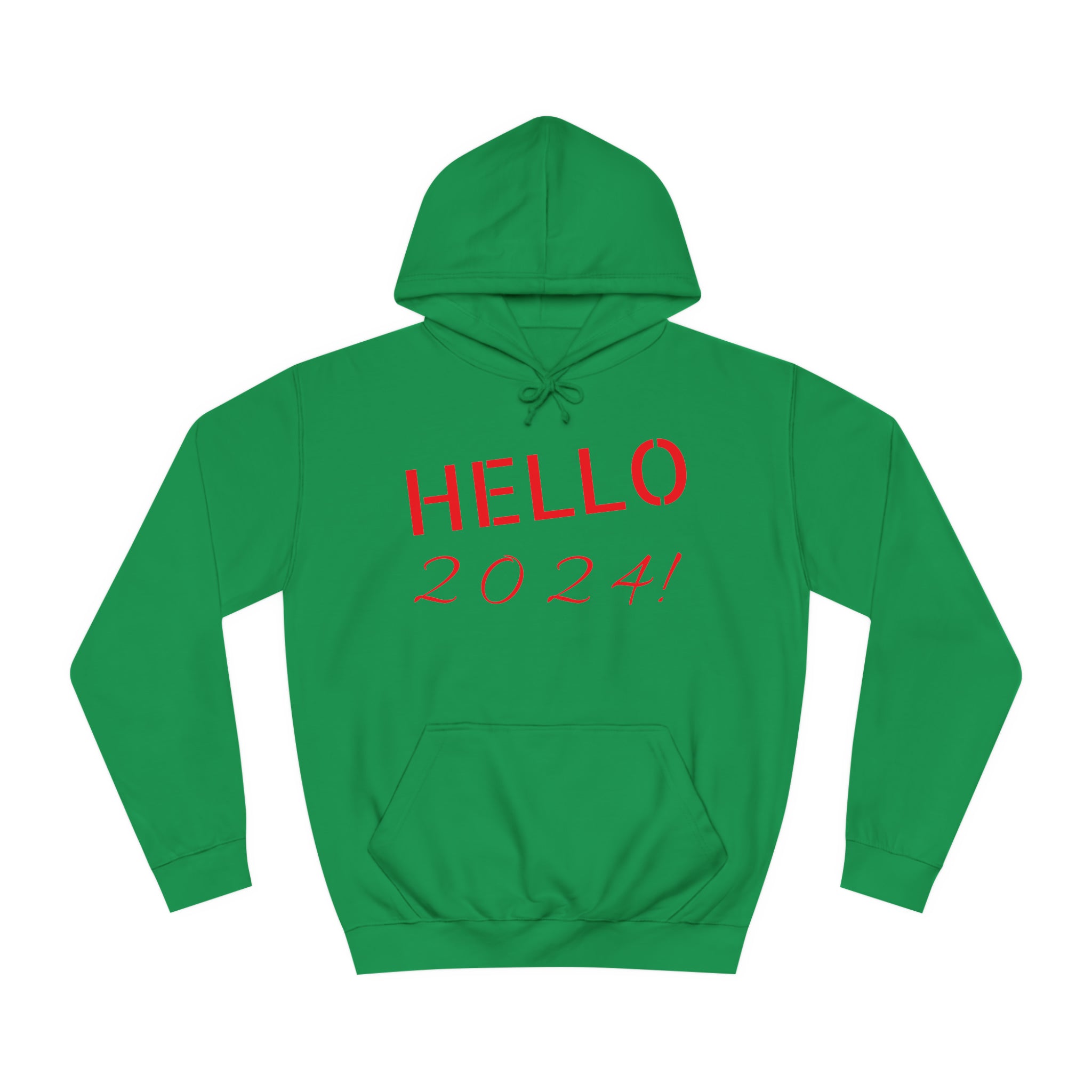 Unisex College Hoodie-Hello 2024!