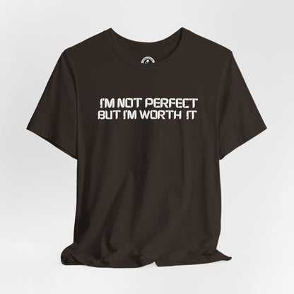 Unisex Softstyle T-Shirt-I'm Not Perfect, But I'm Worth It