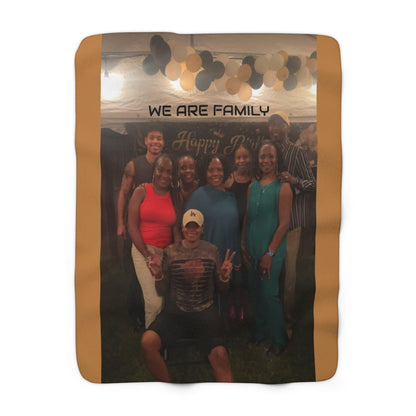 Sherpa Fleece Blanket - Family Celebration Edition-WE ARE FAMILY