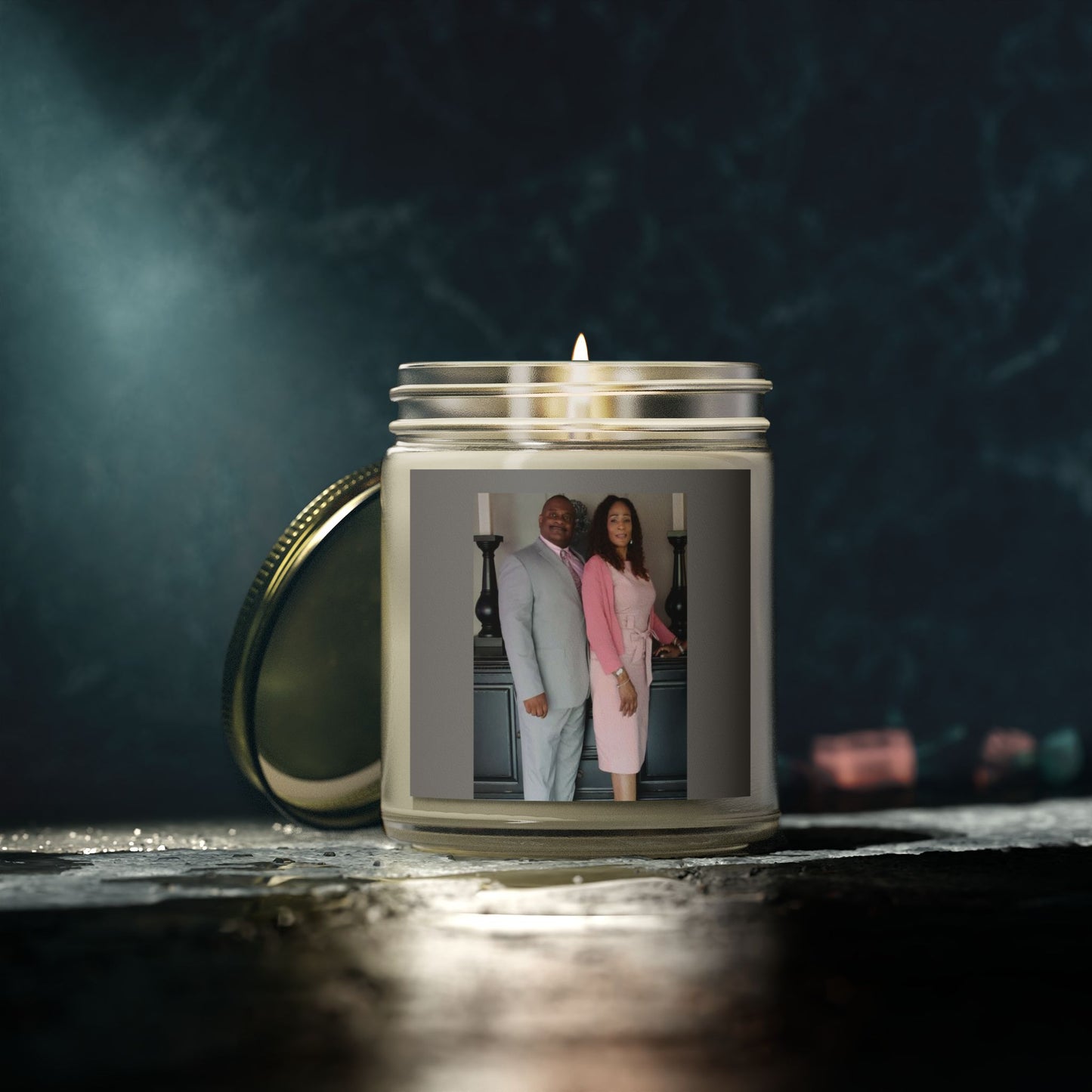 Scented Candles, Coconut Apricot Wax (4oz, 9oz)-COVIN'S CANDLES