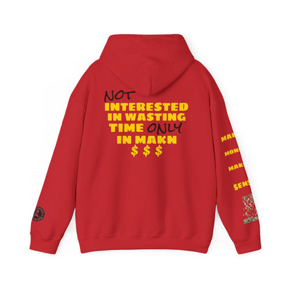 Unisex Heavy Blend™ Hooded Sweatshirt-GOLD "MAKE MONEY-MAKE SENSE"