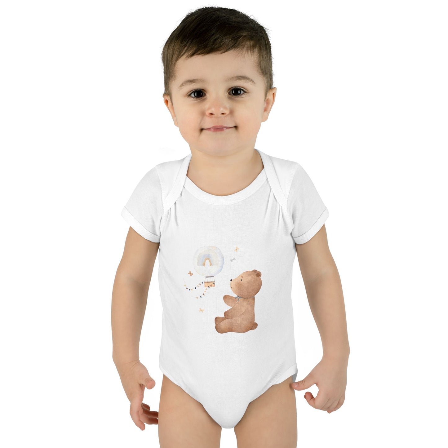 Infant Baby Rib Bodysuit-Bear Bear