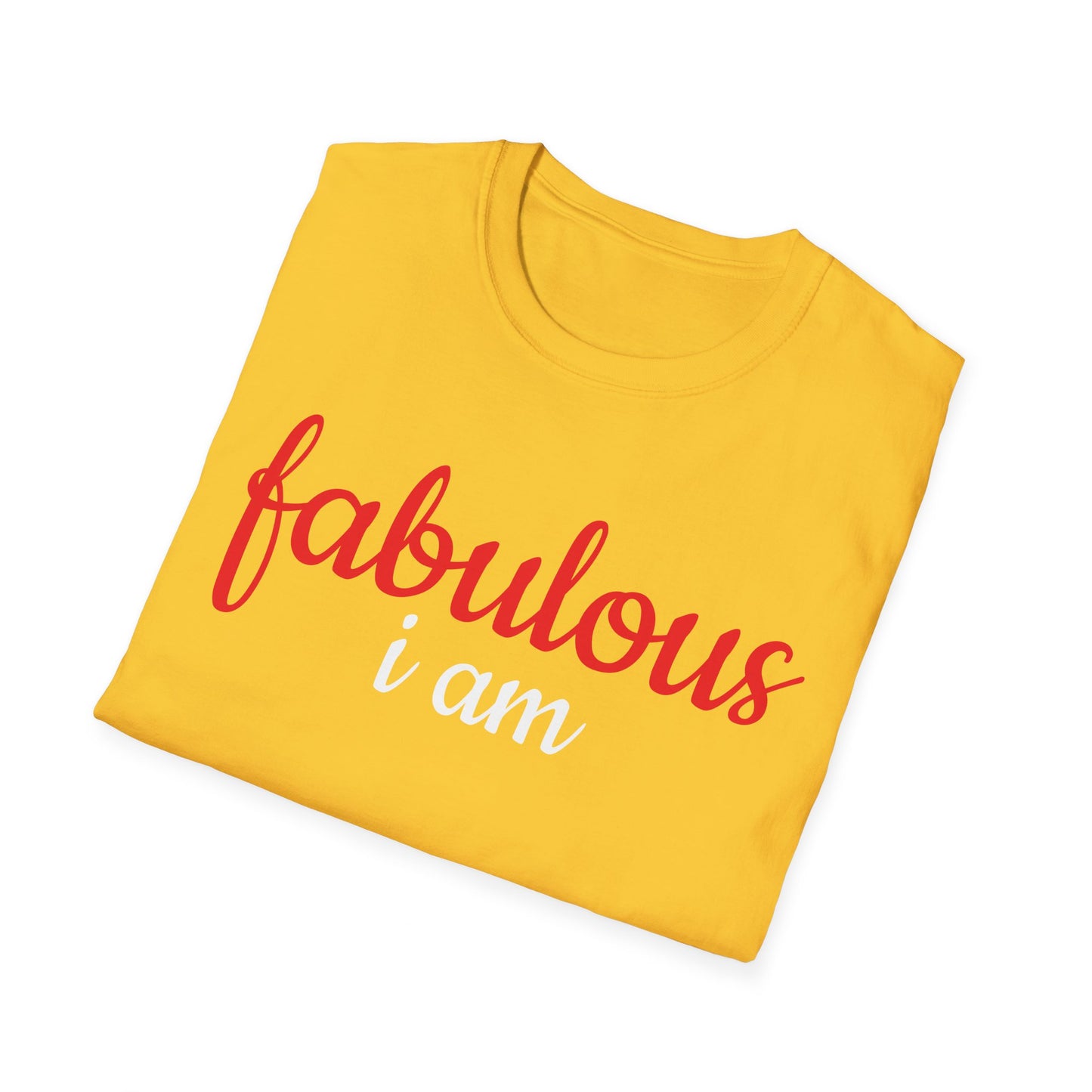 Unisex Softstyle Short Sleeve-fabulous i am