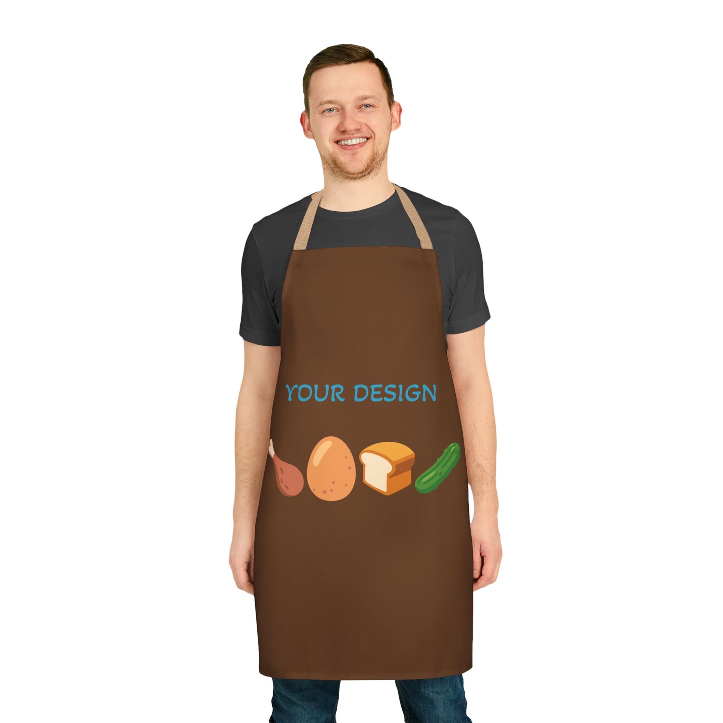 Apron, 5-Color Straps (AOP)YOUR DESIGN