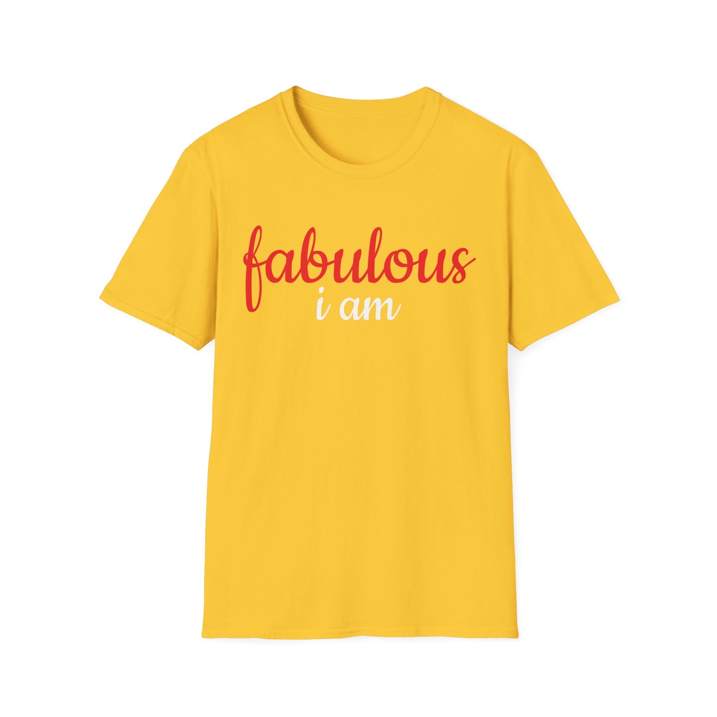 Unisex Softstyle Short Sleeve-fabulous i am