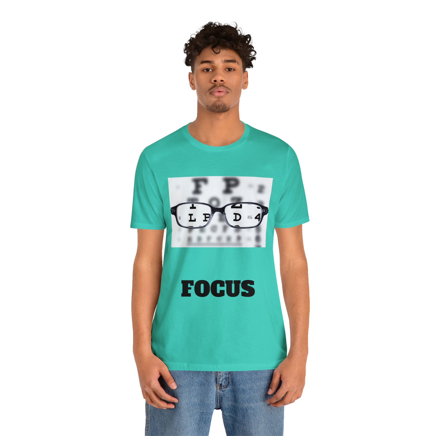 Unisex Jersey Short Sleeve Tee-FOCUS