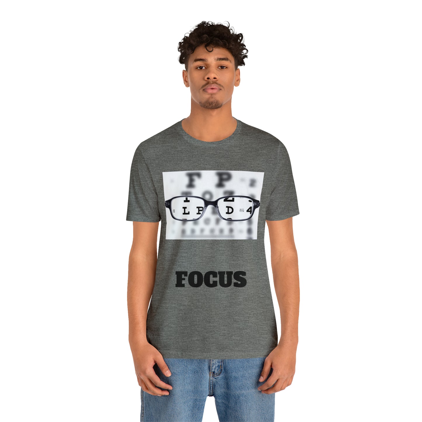 Unisex Jersey Short Sleeve Tee-FOCUS