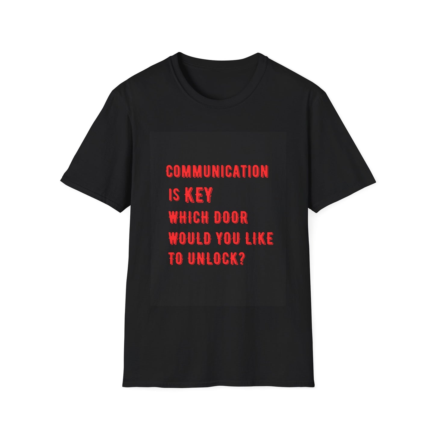 Unisex Softstyle Short Sleeve-Communication Is Key