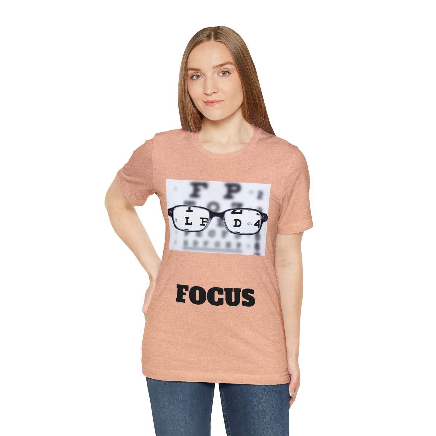 Unisex Jersey Short Sleeve Tee-FOCUS