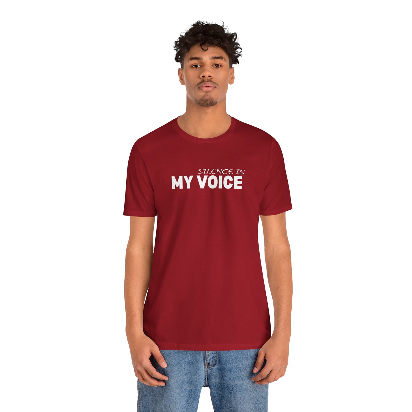 Unisex Jersey Short Sleeve--SILENCE IS MY VOICE