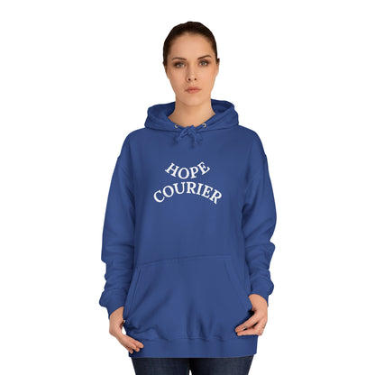 AI MODEL Size Up-Unisex College Hoodie-HOPE COURIER