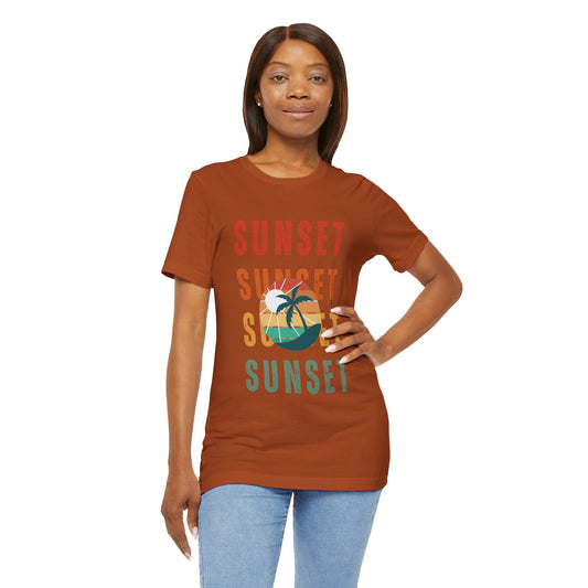 Unisex Jersey Short Sleeve-SUNSET