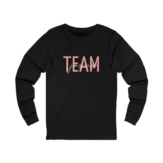 Unisex Jersey Long Sleeve-TEAM jesus-black