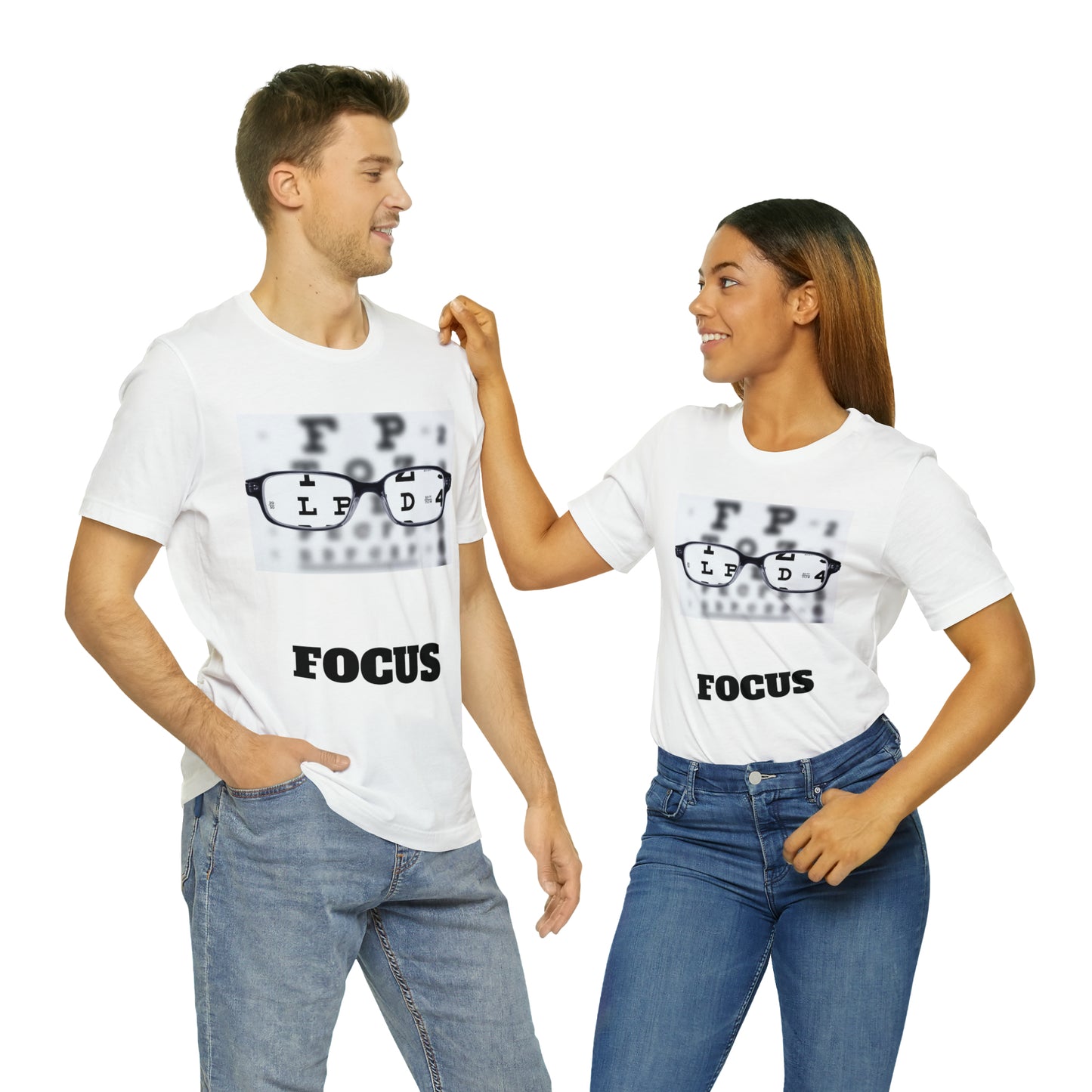 Unisex Jersey Short Sleeve Tee-FOCUS