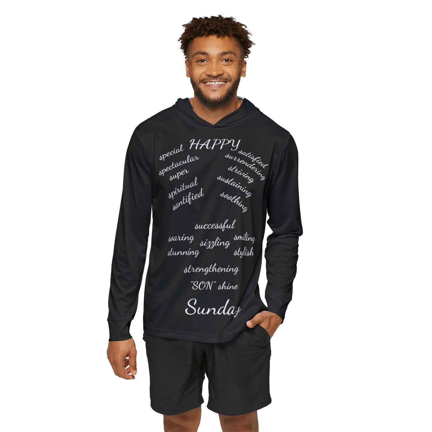 Men's Sports Warmup Hoodie (AOP)-Happy Sunday