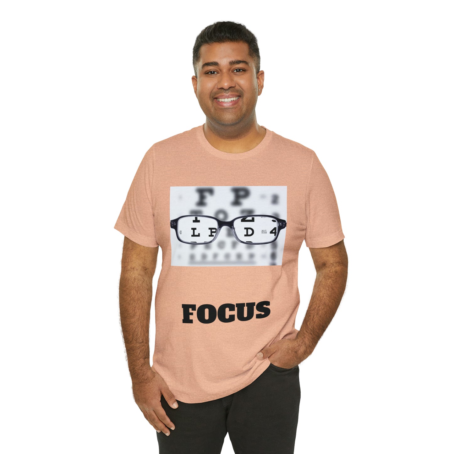 Unisex Jersey Short Sleeve Tee-FOCUS