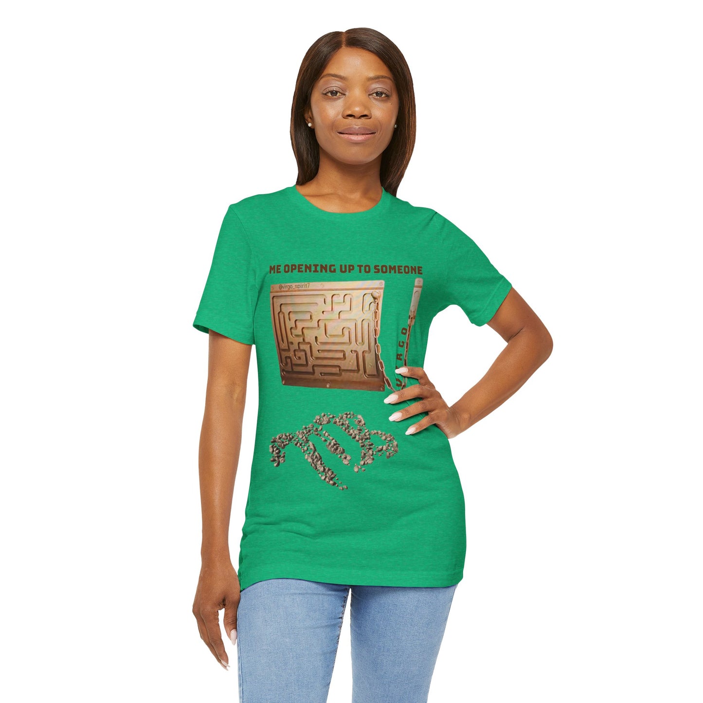 Unisex Jersey Short Sleeve Zodiac Virgo-Opening Up