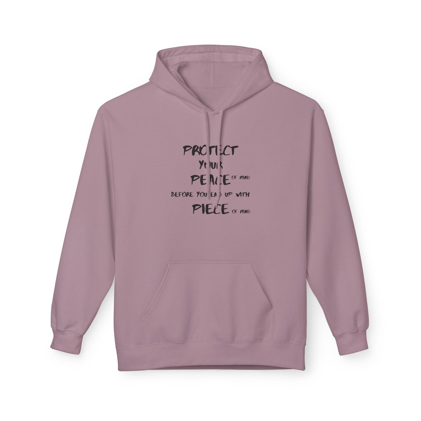 Unisex Midweight Softstyle Fleece Hoodie-PROTECT YOUR PEACE