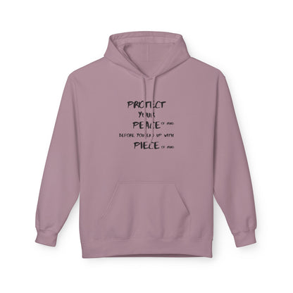 Unisex Midweight Softstyle Fleece Hoodie-PROTECT YOUR PEACE