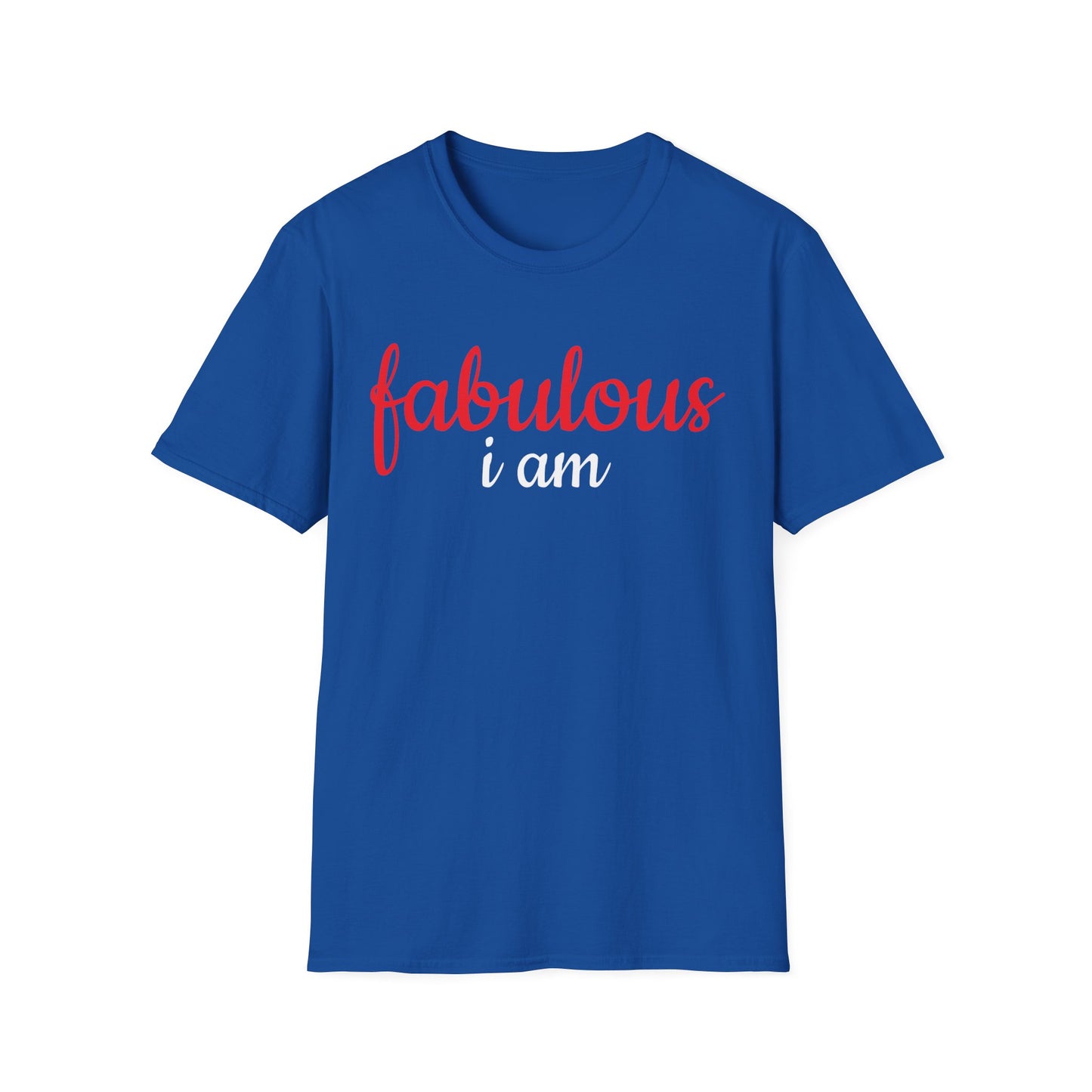 Unisex Softstyle Short Sleeve-fabulous i am