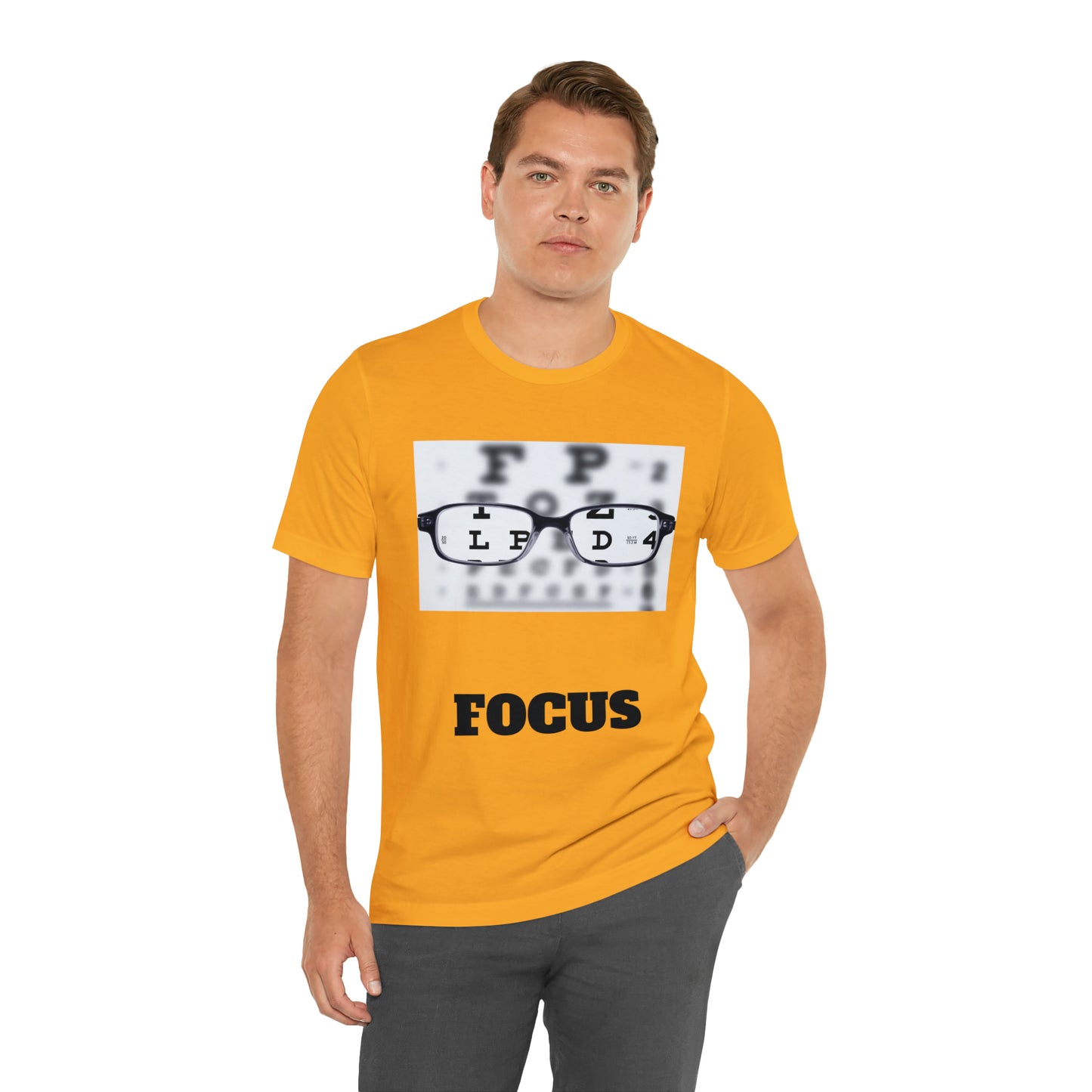 Unisex Jersey Short Sleeve Tee-FOCUS