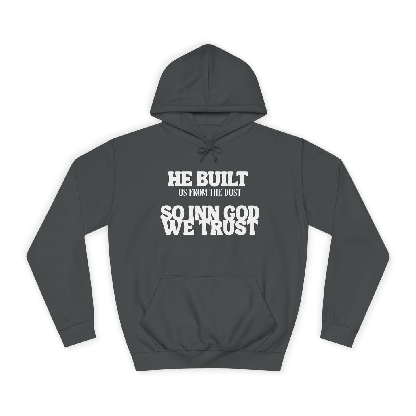 Unisex College Hoodie-INN GOD WE TRUST