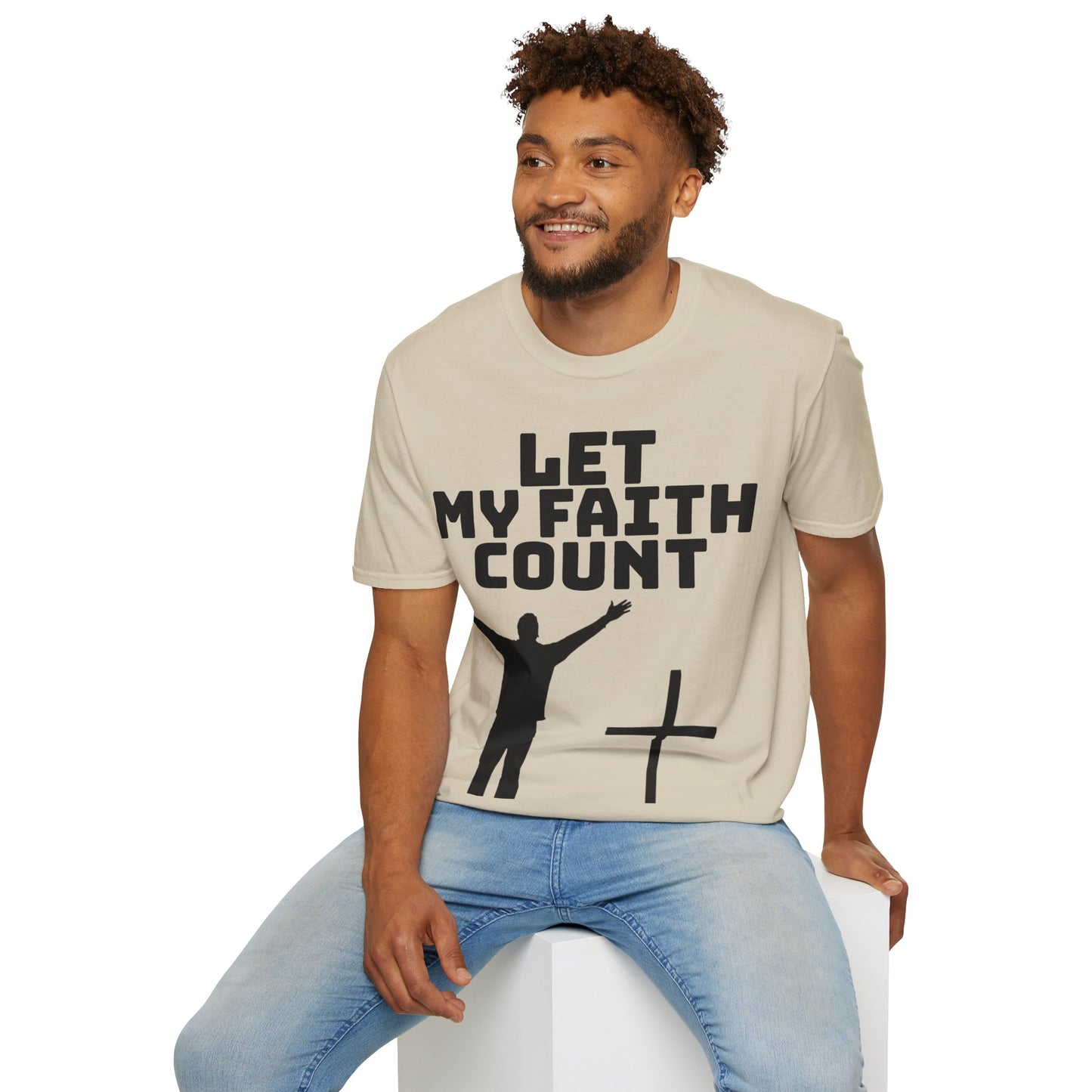 Unisex Softstyle Short Sleeve-Let My Faith Count