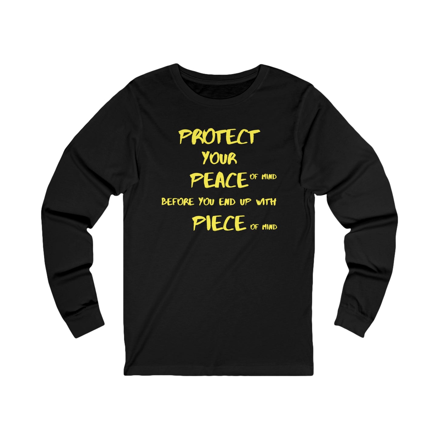 Unisex Jersey Long Sleeve-Peace/Piece Of Mind