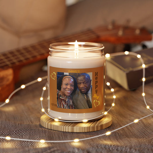 Scented Soy Candle, 9oz-DANIEL'S-HAPPY ANNIVERSARY