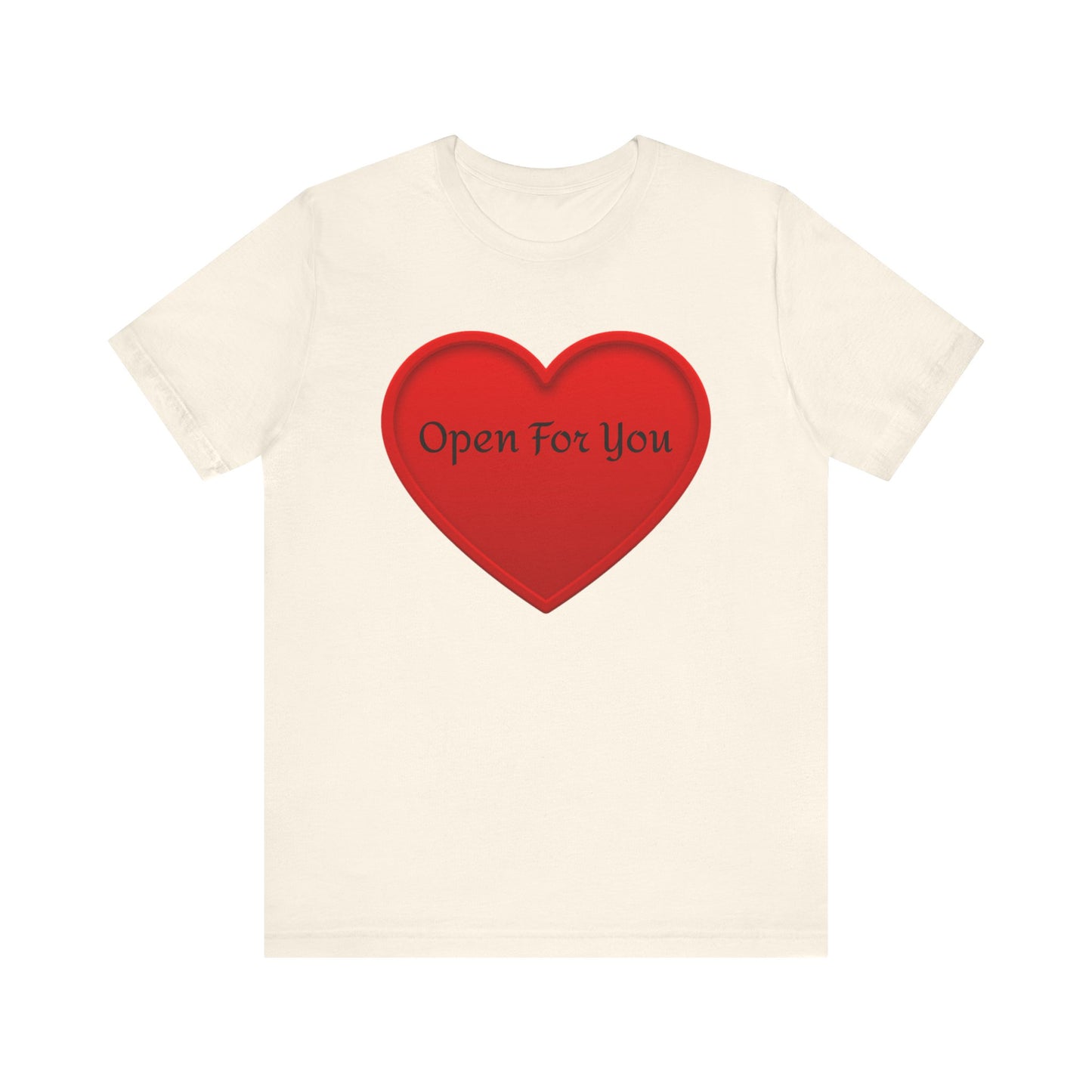 Unisex Jersey Short Sleeve-Open For You-HEART