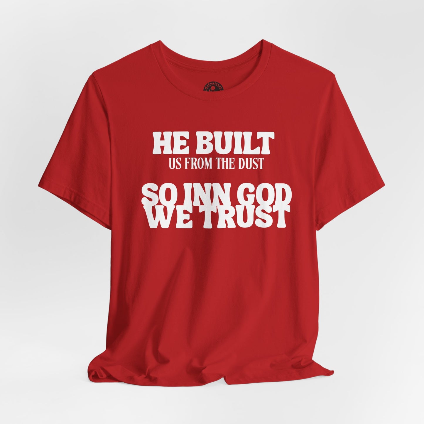 Unisex Jersey Short-Sleeve-INN GOD WE TRUST