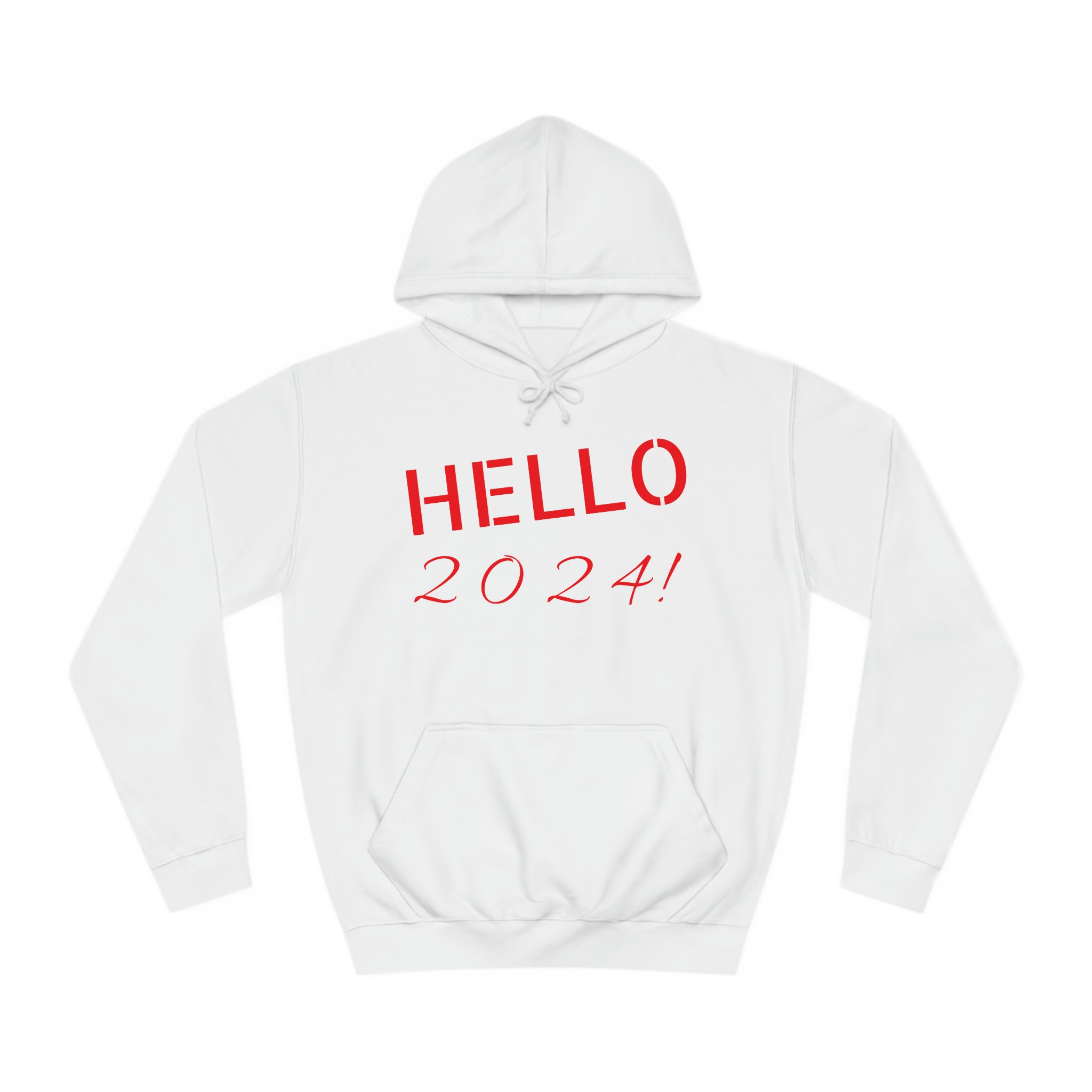 Unisex College Hoodie-Hello 2024!