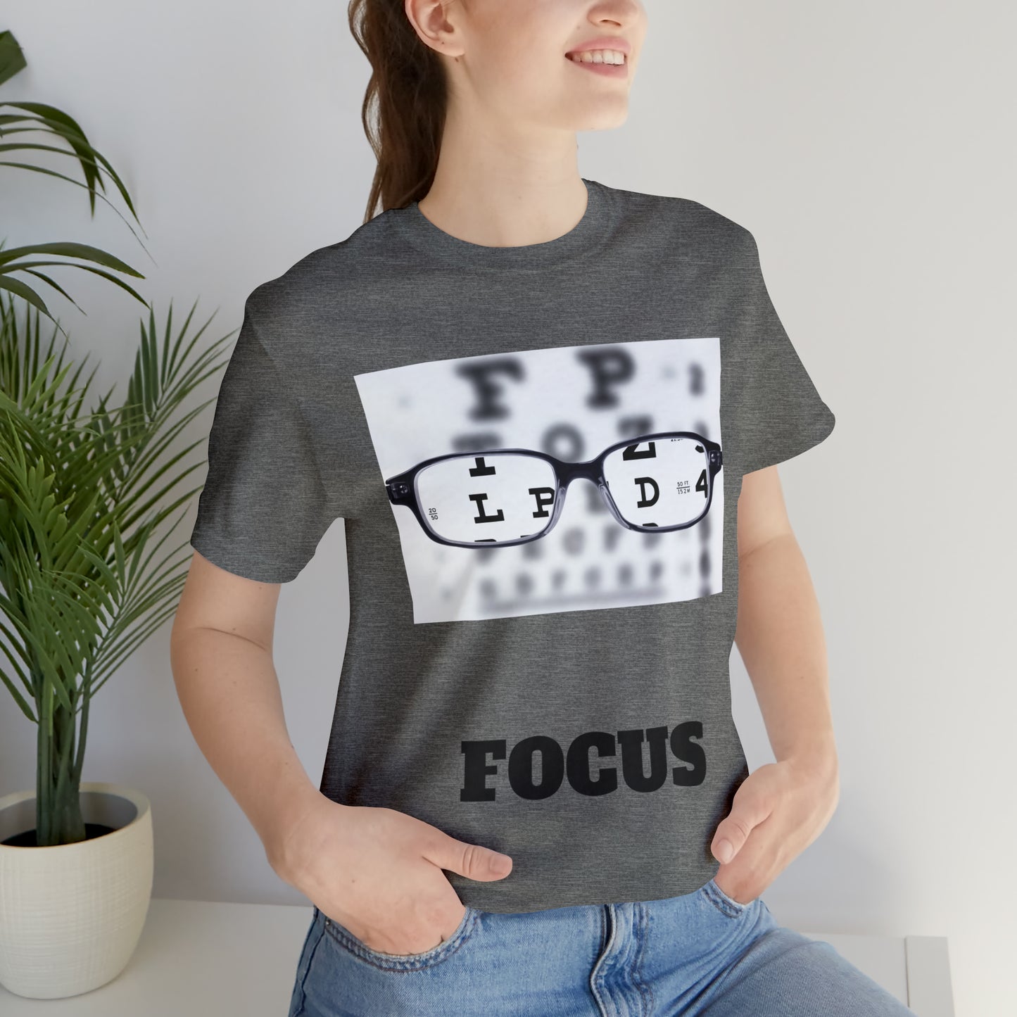 Unisex Jersey Short Sleeve Tee-FOCUS