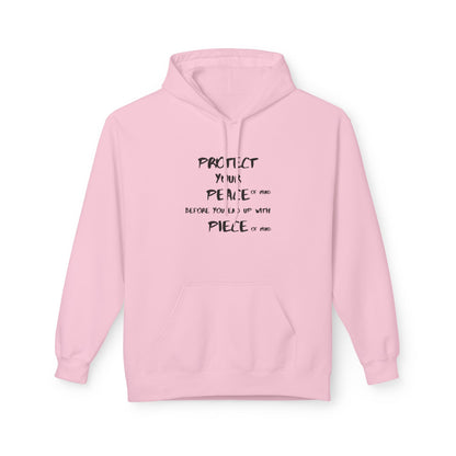 Unisex Midweight Softstyle Fleece Hoodie-PROTECT YOUR PEACE