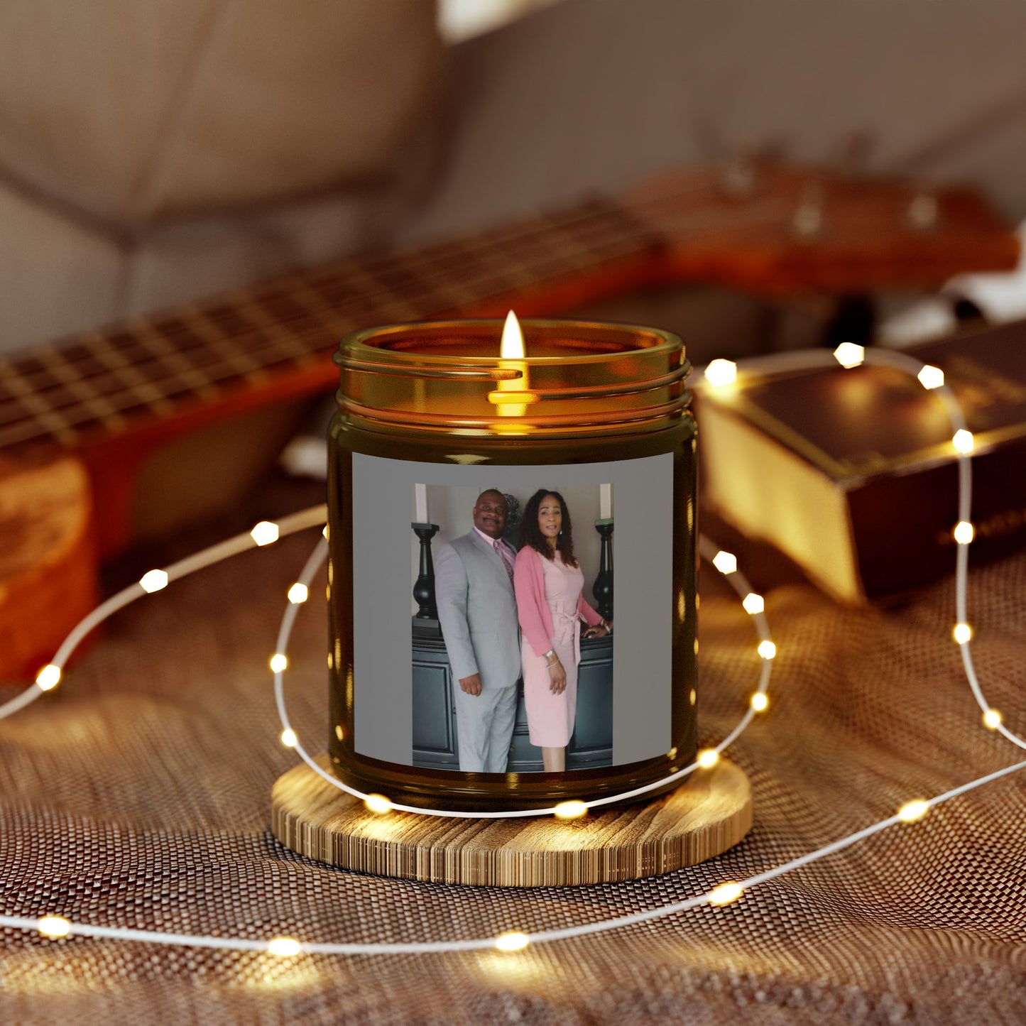 Scented Candles, Coconut Apricot Wax (4oz, 9oz)-COVIN'S CANDLES