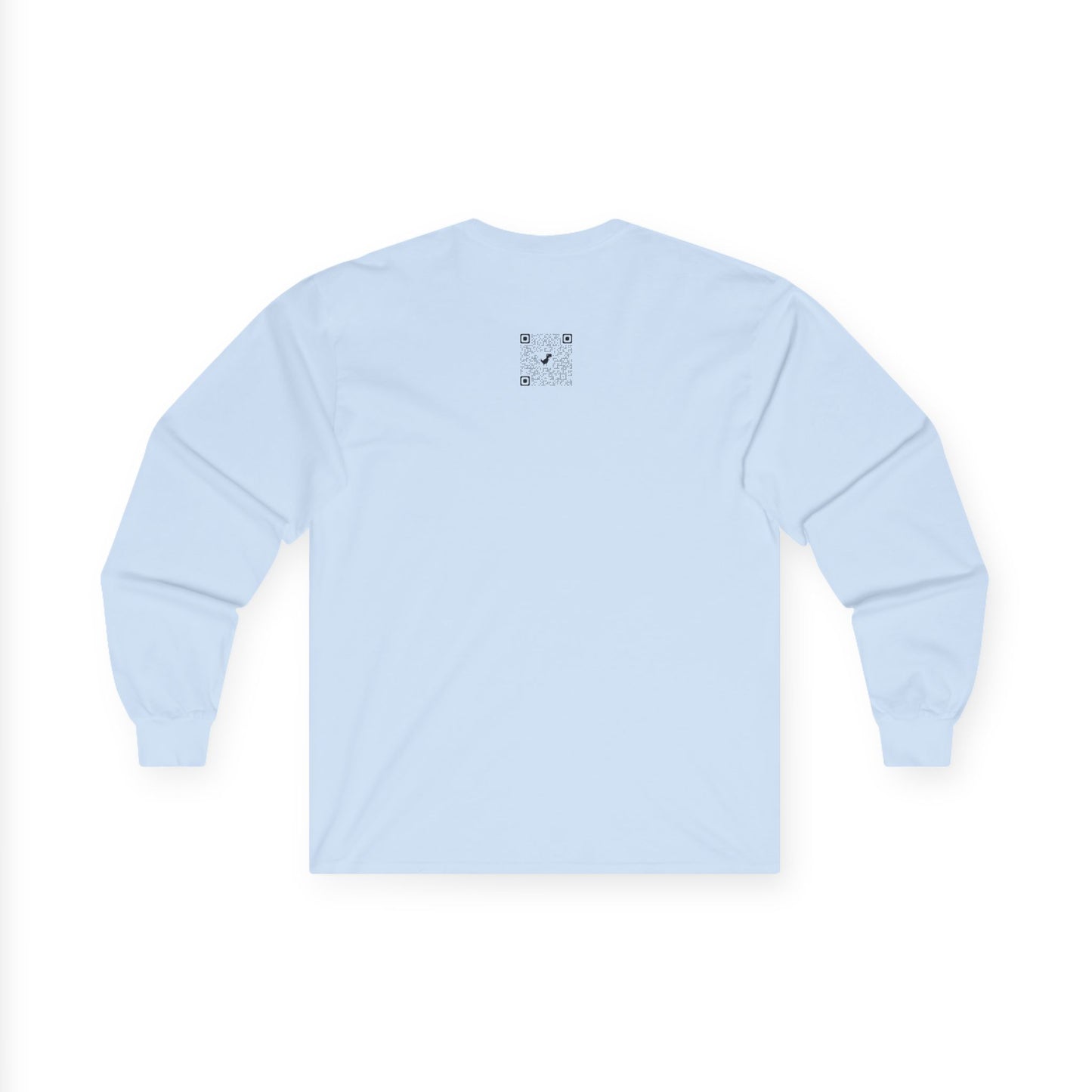 Unisex Ultra Cotton Long Sleeve-Logo & QR Code