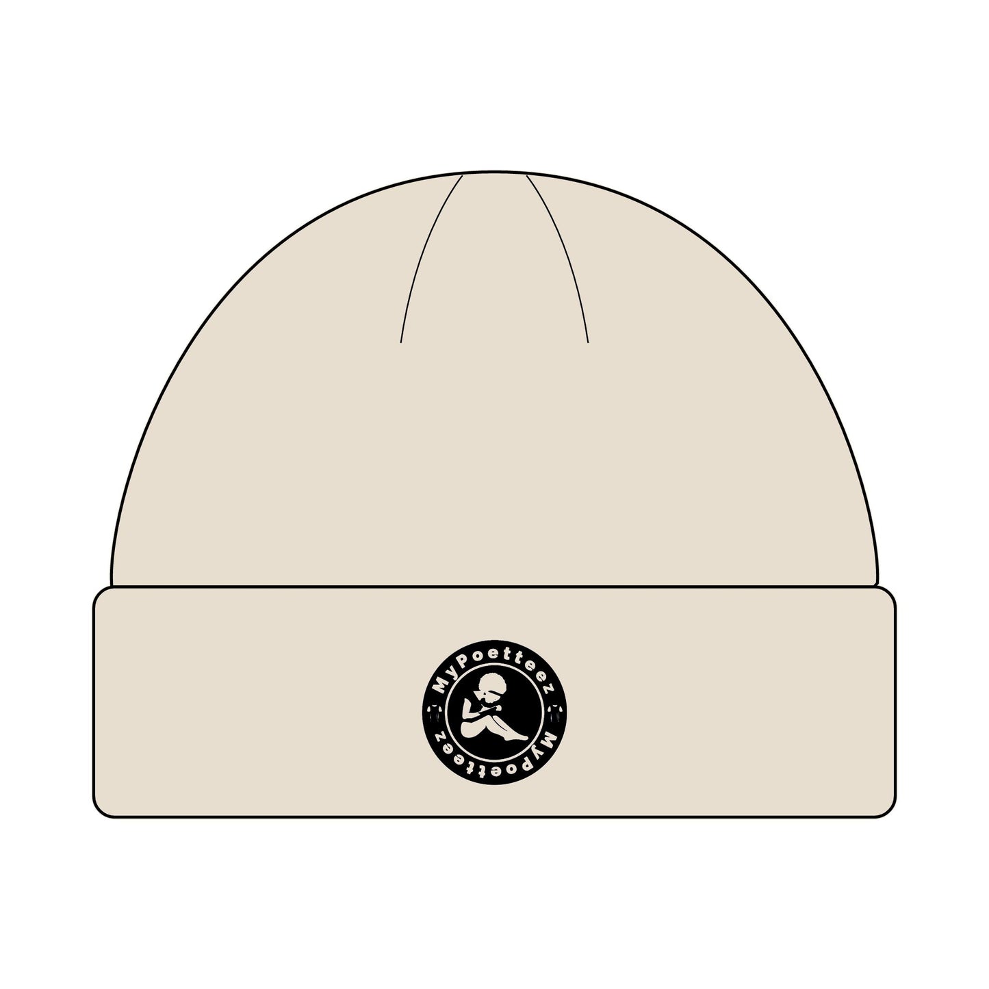 Cozy Cuff Beanie for Outdoors | MyPoetteez Logo Knit Hat