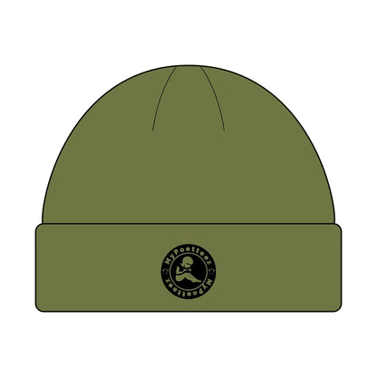 Cozy Cuff Beanie for Outdoors | MyPoetteez Logo Knit Hat