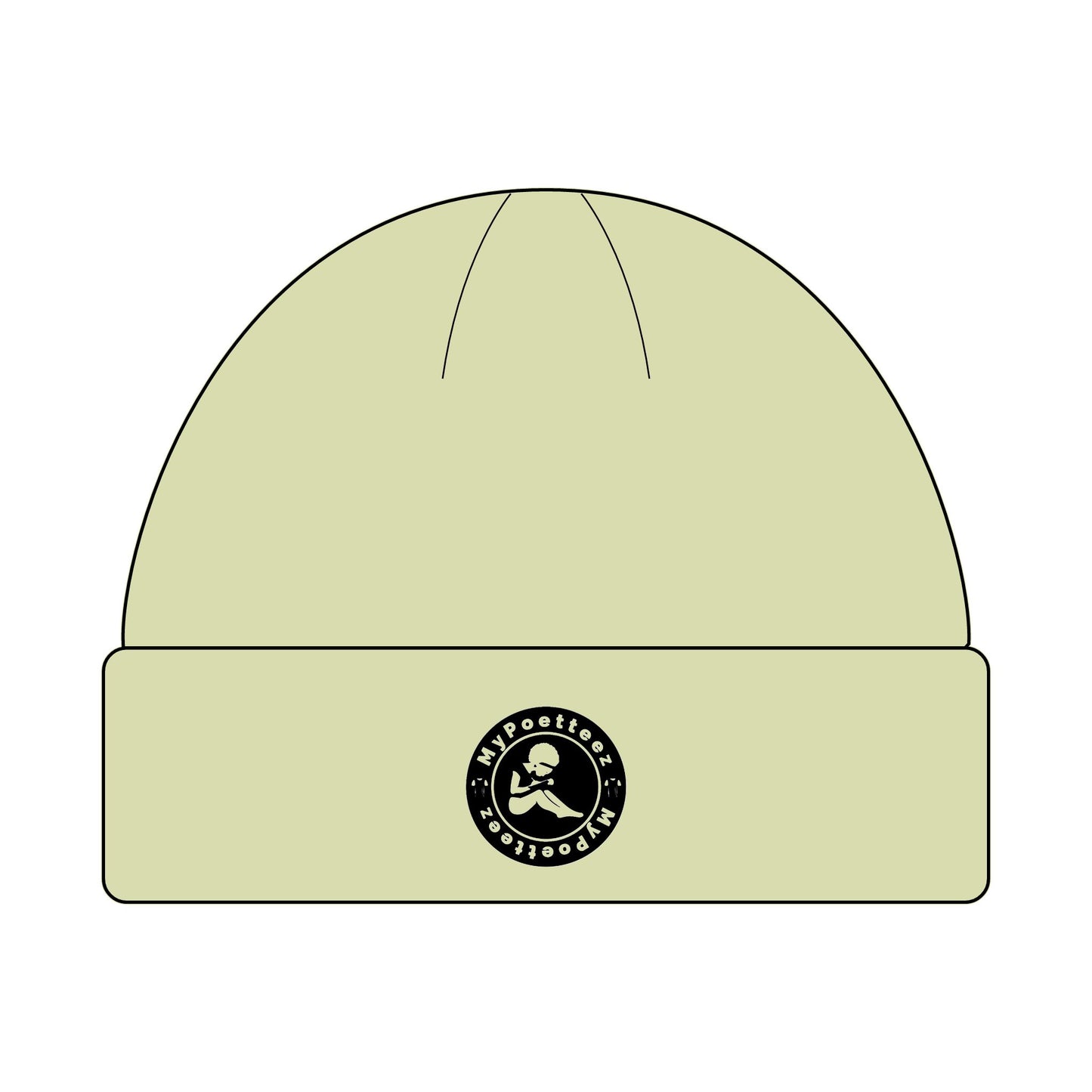 Cozy Cuff Beanie for Outdoors | MyPoetteez Logo Knit Hat