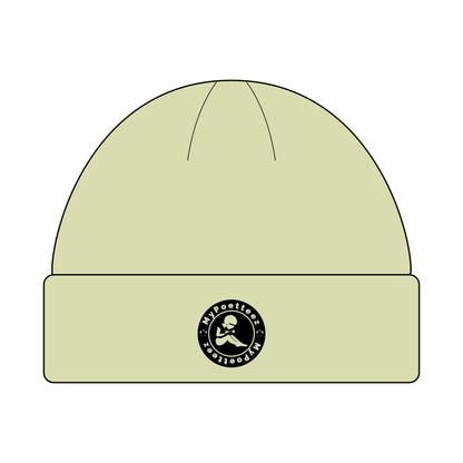 Cozy Cuff Beanie for Outdoors | MyPoetteez Logo Knit Hat