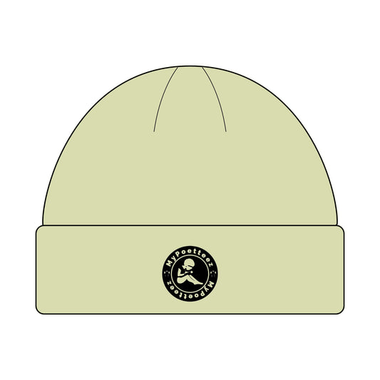 Cozy Cuff Beanie for Outdoors | MyPoetteez Logo Knit Hat