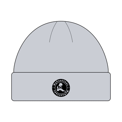 Cozy Cuff Beanie for Outdoors | MyPoetteez Logo Knit Hat