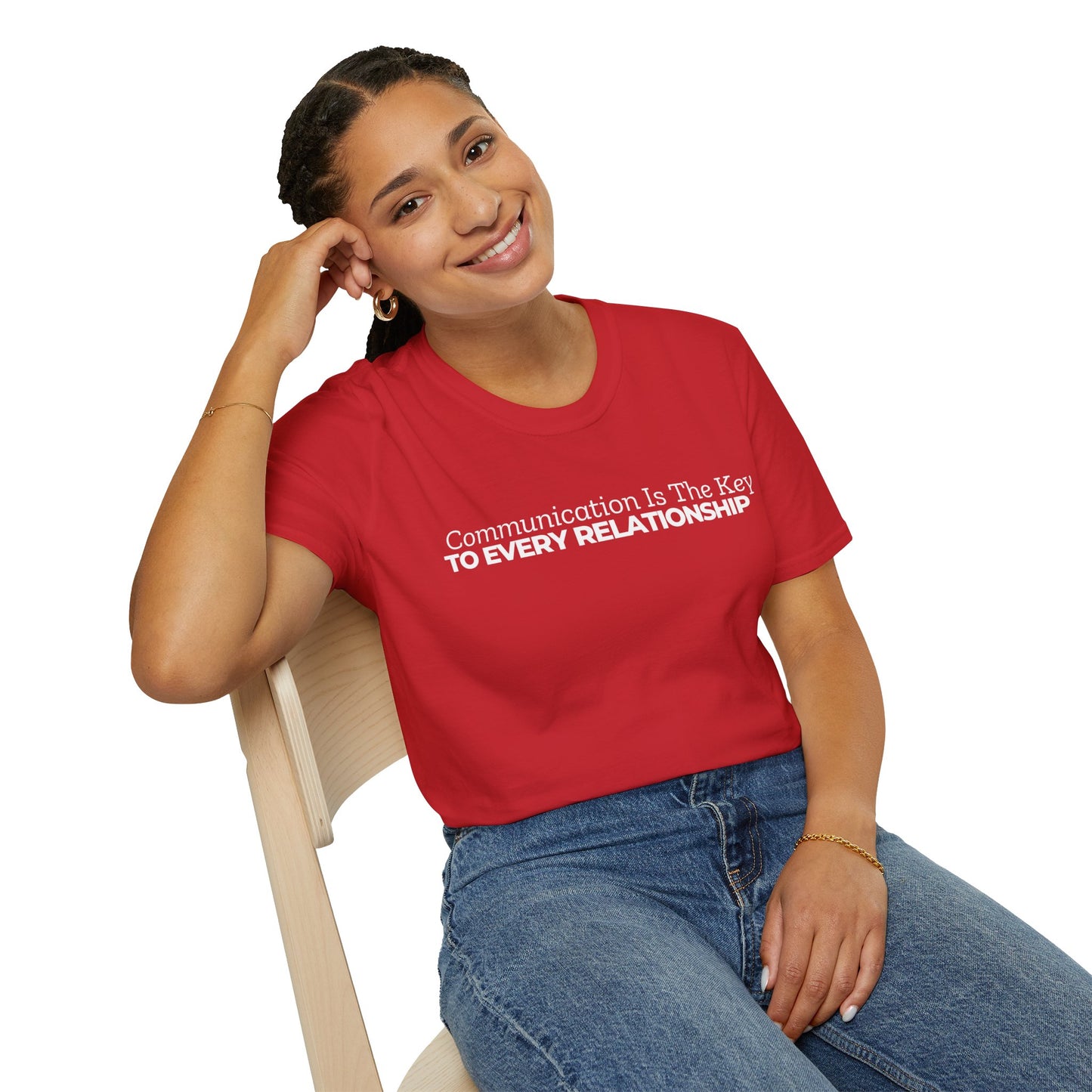 Unisex Softstyle Short Sleeve-Communication Is The Key TO EVERY RELATIONSHIP