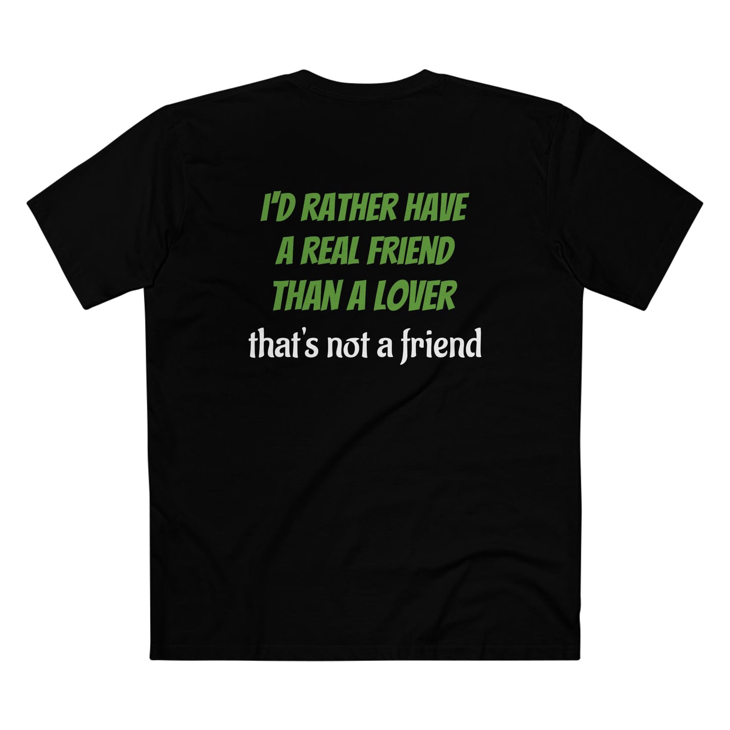 Men's Staple Short Sleeve-REAL FRIEND