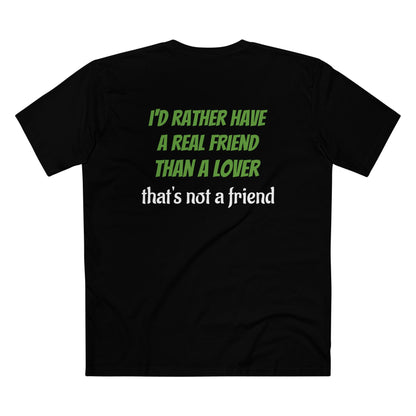 Men's Staple Short Sleeve-REAL FRIEND
