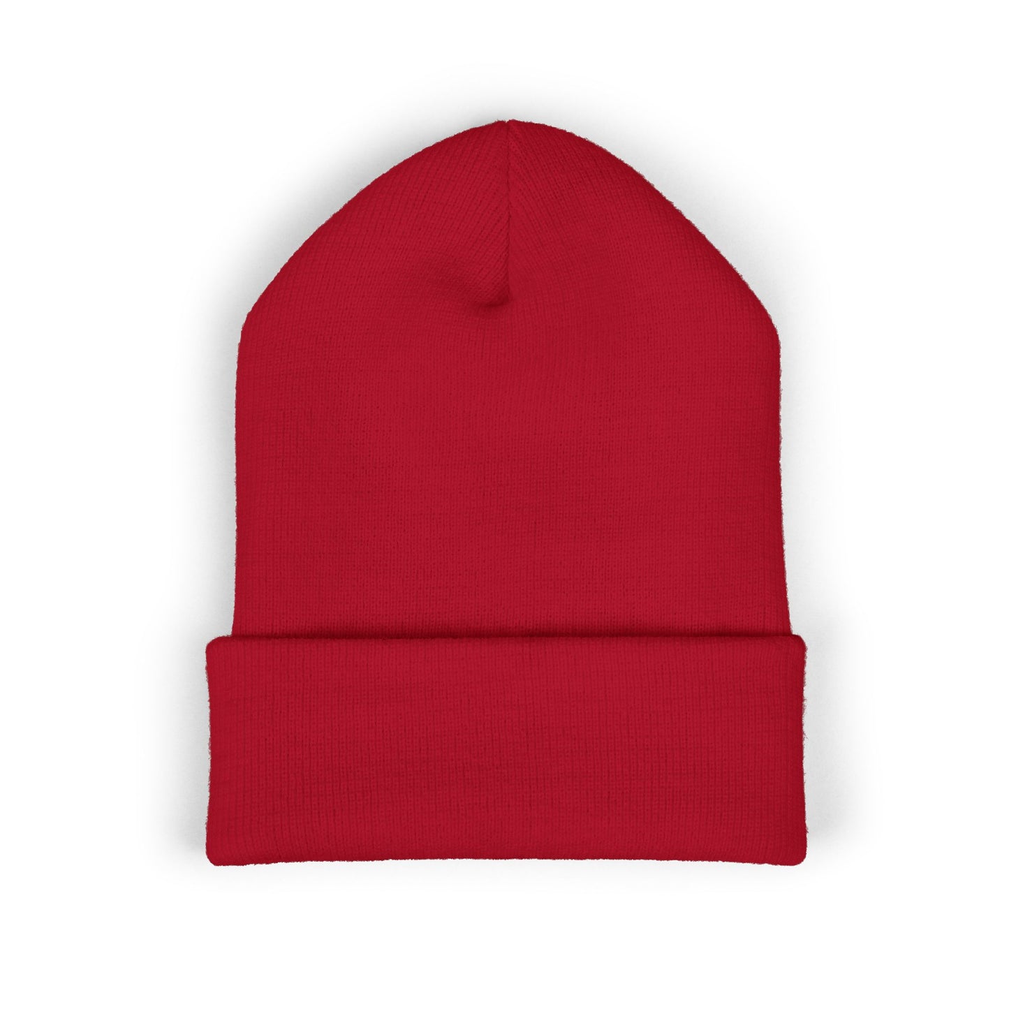Classic Cuffed Beanie with Embroidered Logo - Cozy Winter Accessory