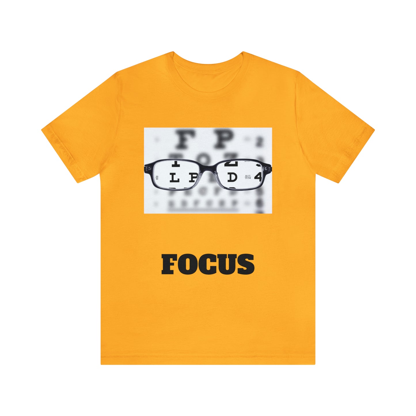 Unisex Jersey Short Sleeve Tee-FOCUS