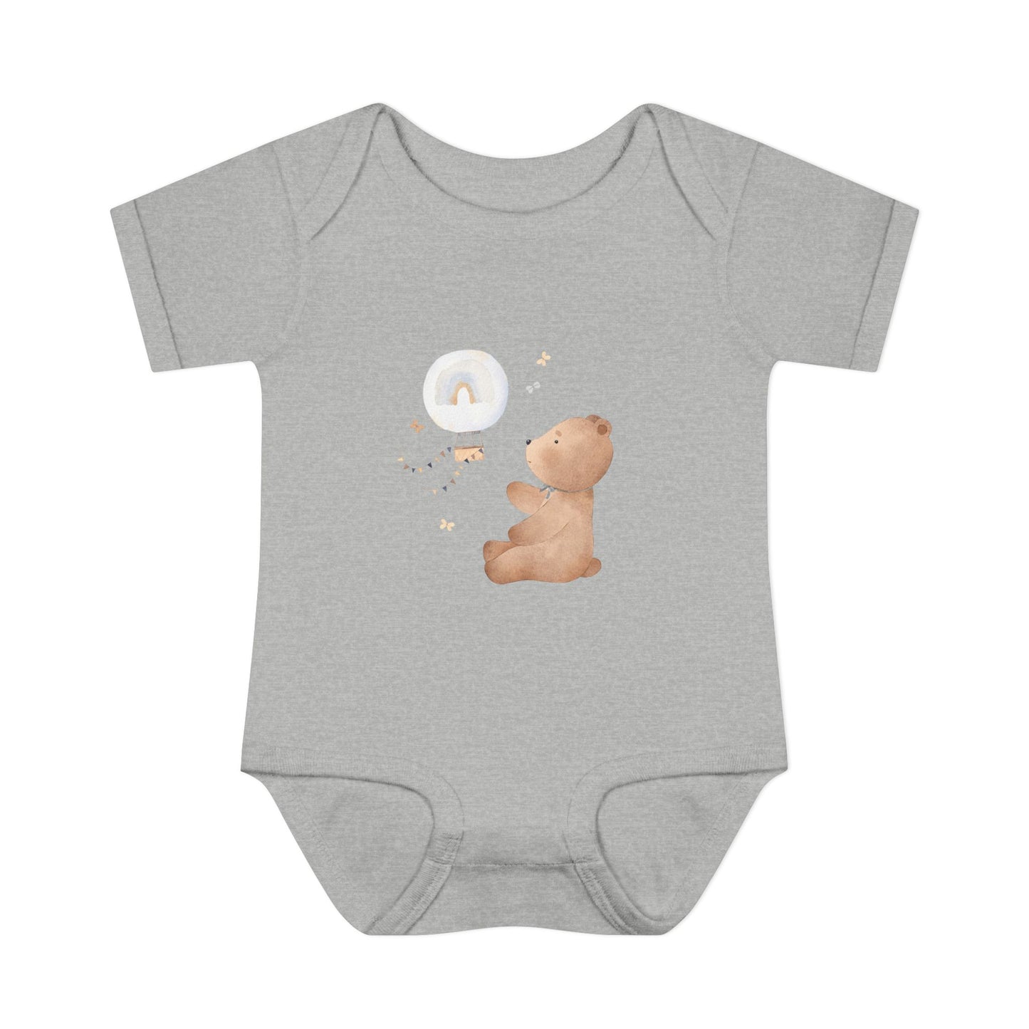 Infant Baby Rib Bodysuit-Bear Bear