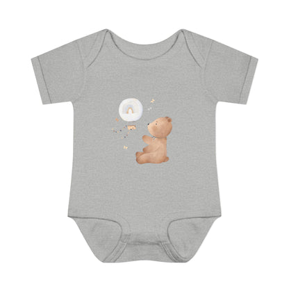 Infant Baby Rib Bodysuit-Bear Bear