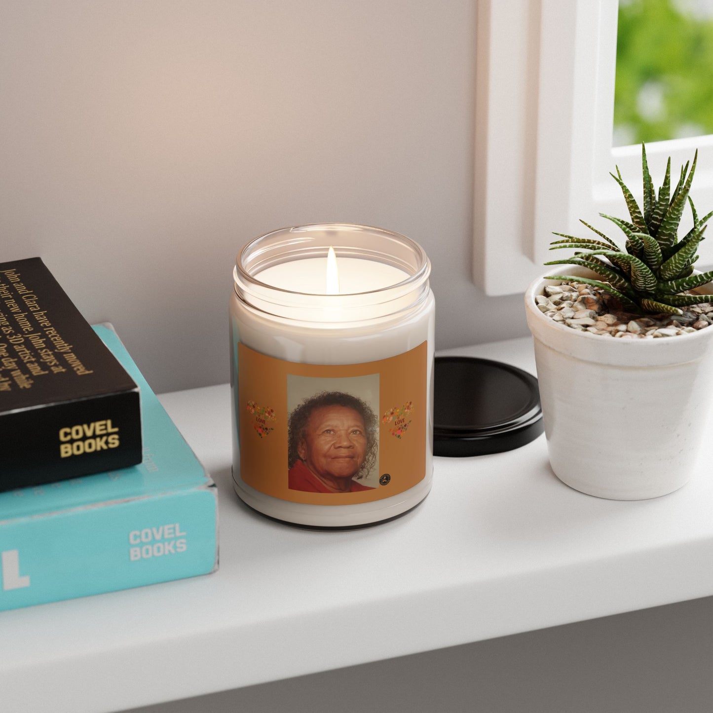Scented Soy Candle, 9oz-RED BEAUTY